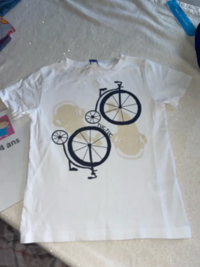 T-shirt Tuc tuc, quatre ans neuf - photo numéro 2