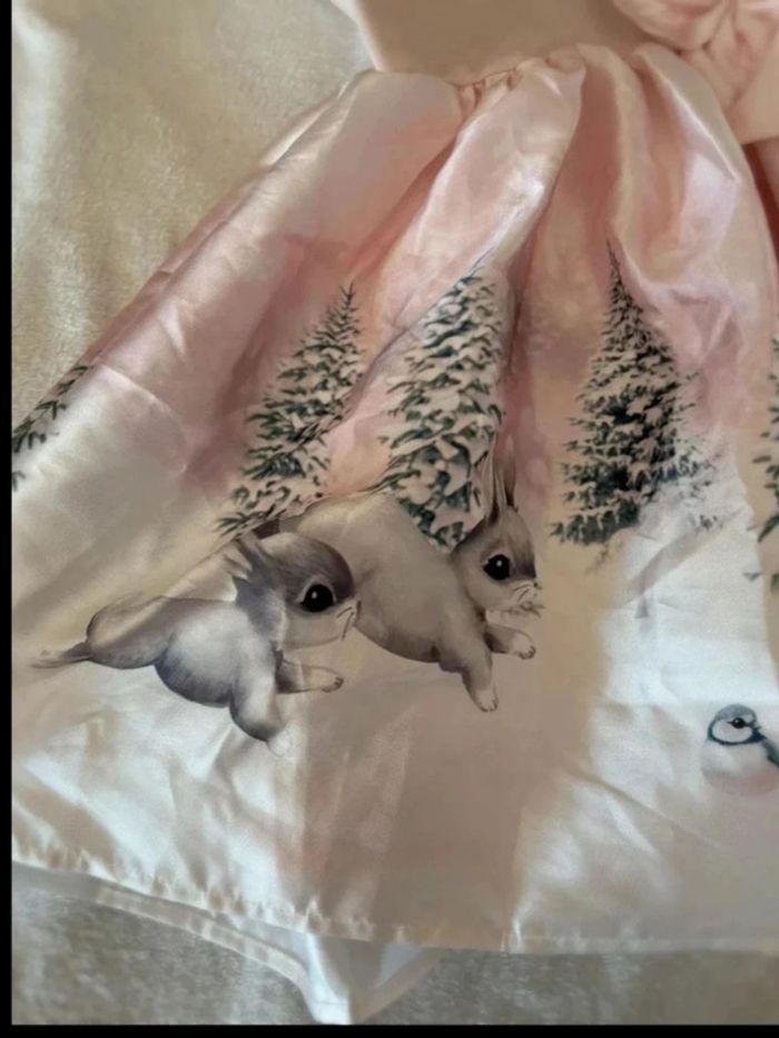 Magnifique robe de princesse animaux de la forêt neuve 6 ans fille - photo numéro 4