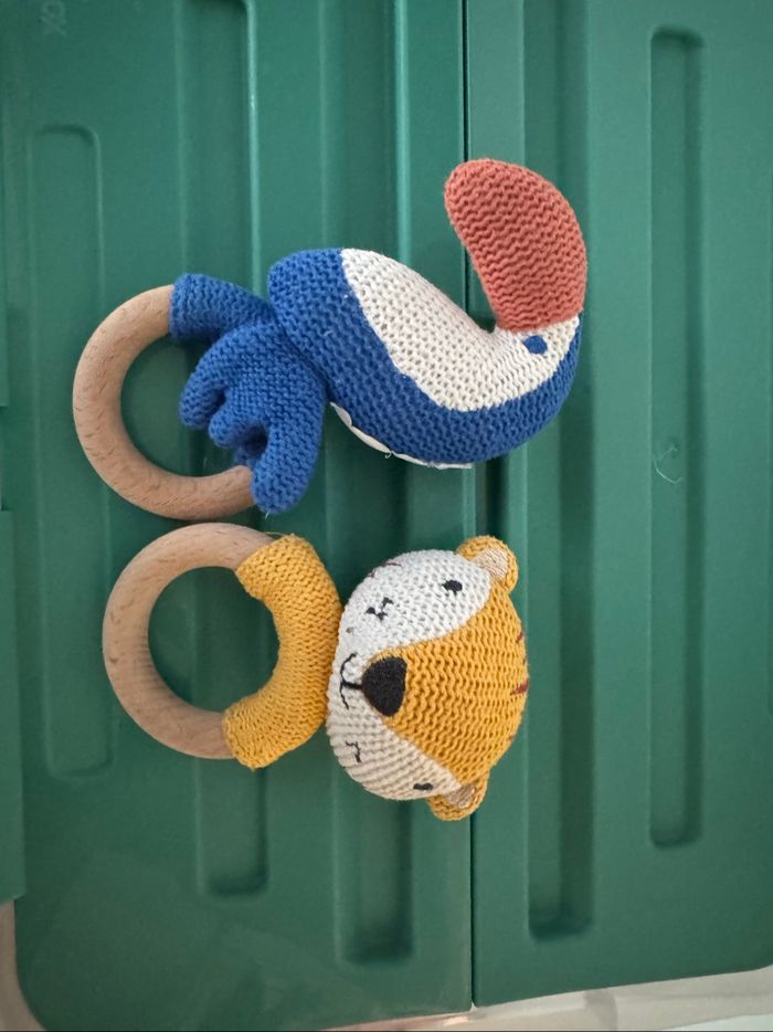 Lot 2 hochets Maisons du Monde
