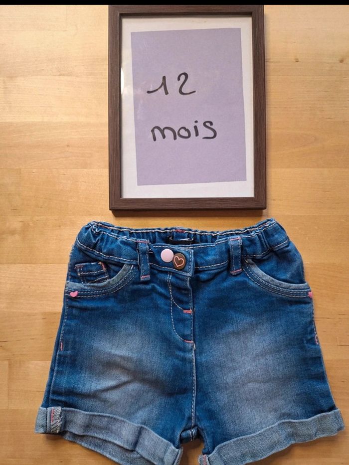 Short pour fille taille 12mois marque In Extenso très bon état