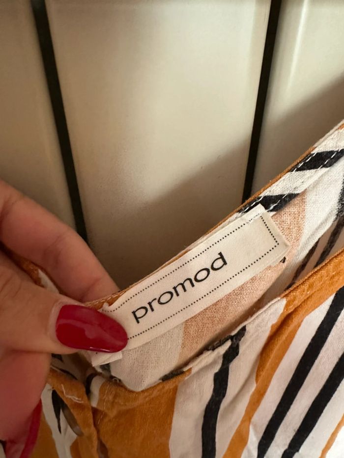 Débardeur noué Promod rayé S - photo numéro 2