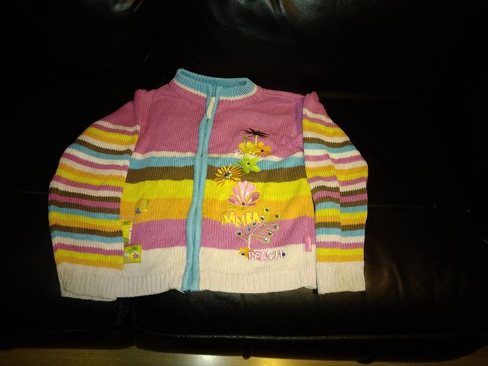 Veste gilet zippée barbie