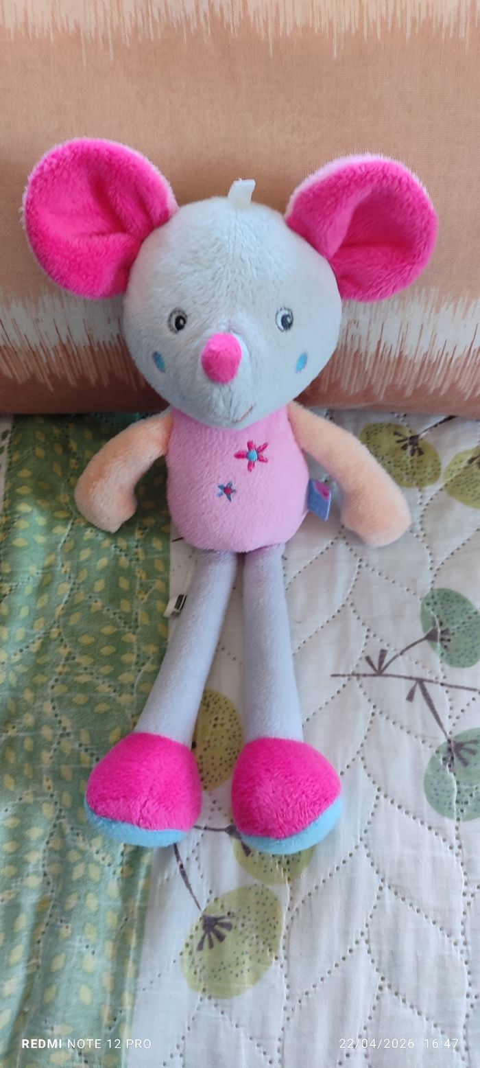 Doudou souris sucre d'orge - photo numéro 1