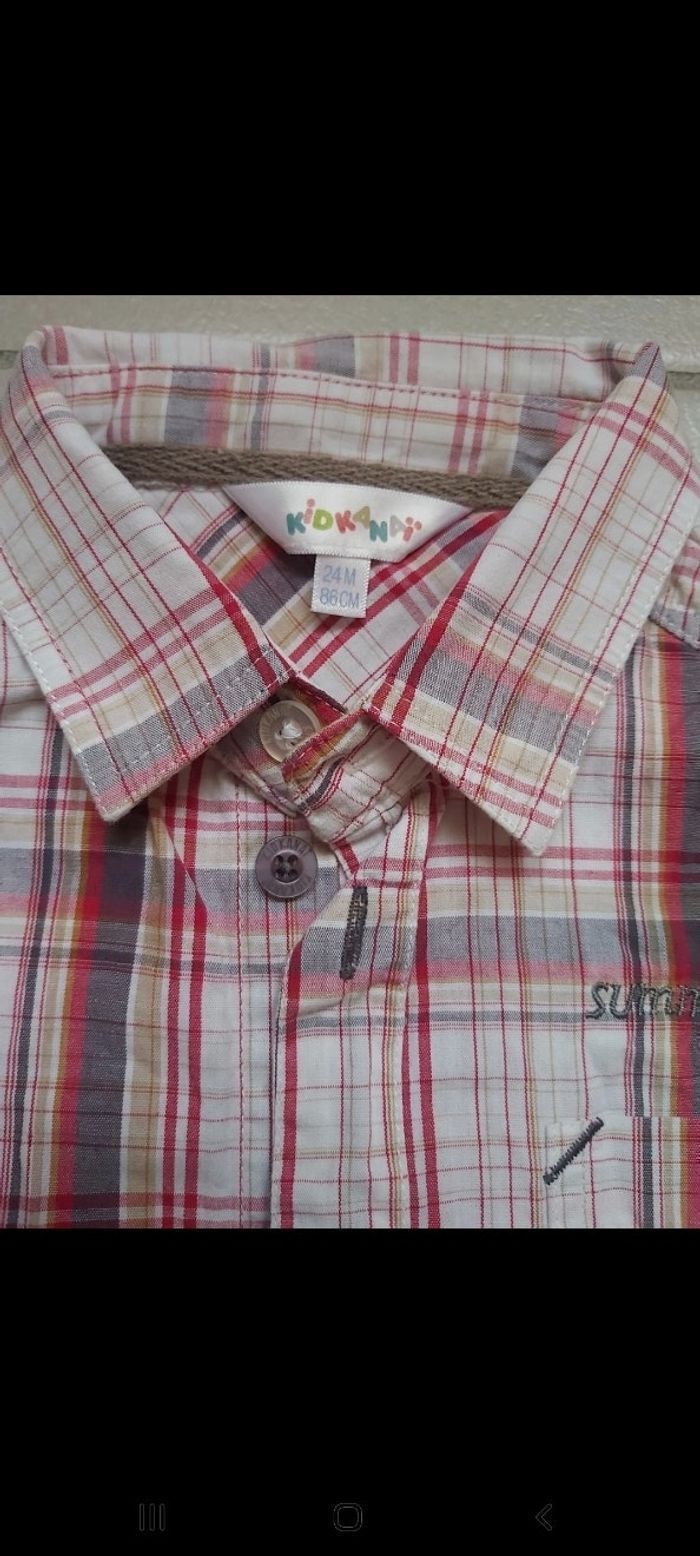 Chemise manche courte 24 mois - photo numéro 2