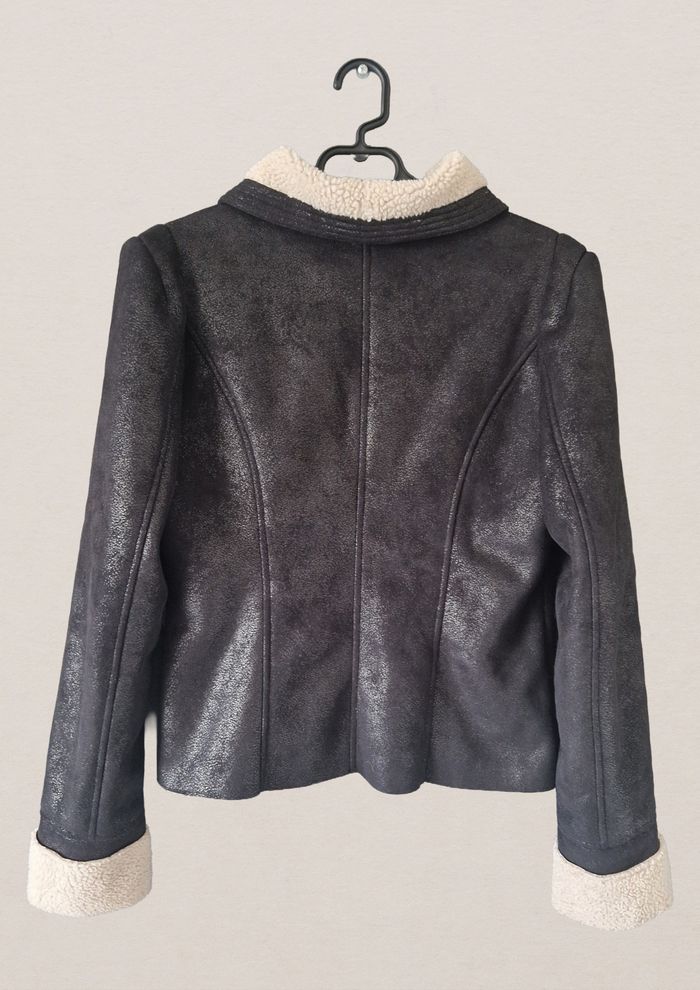 🖤 Veste aviateur noir Maje – Taille M - photo numéro 2