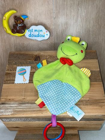 NAT373 doudou grenouille 🐸 babynat