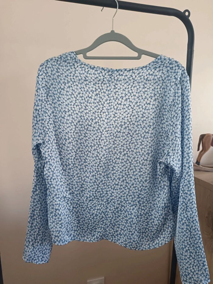 Blouse satinée fleurie L H&M - photo numéro 5