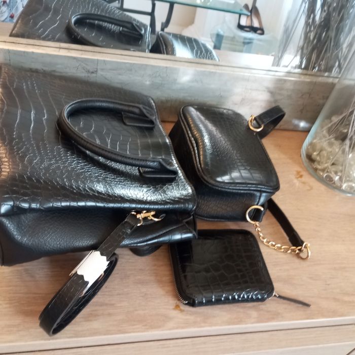 Ensemble sac à main,pochette, porte cartes femme TU - photo numéro 2