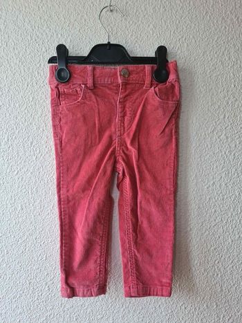 pantalon rose en velours Primark