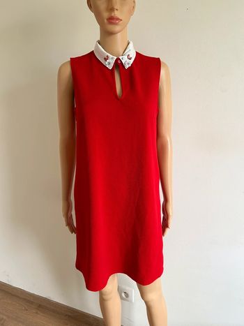 Robe rouge sans manches Naf Naf taille S jamais portée