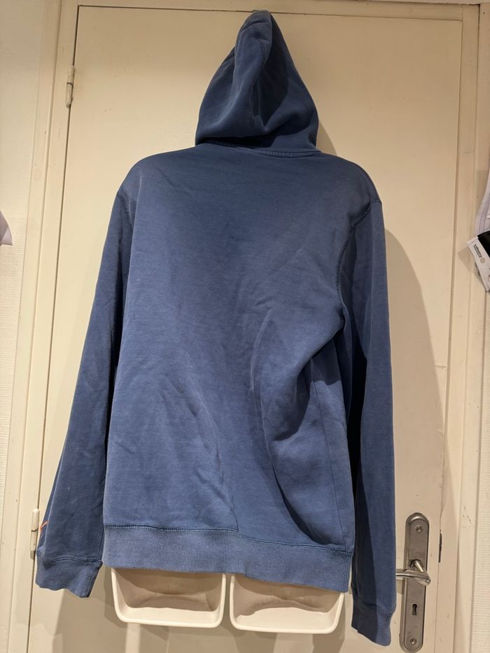 sweat-shirt à capuche bleu, orange, Puma, - photo numéro 5