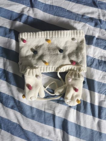 Tour du cou et gants boutchou