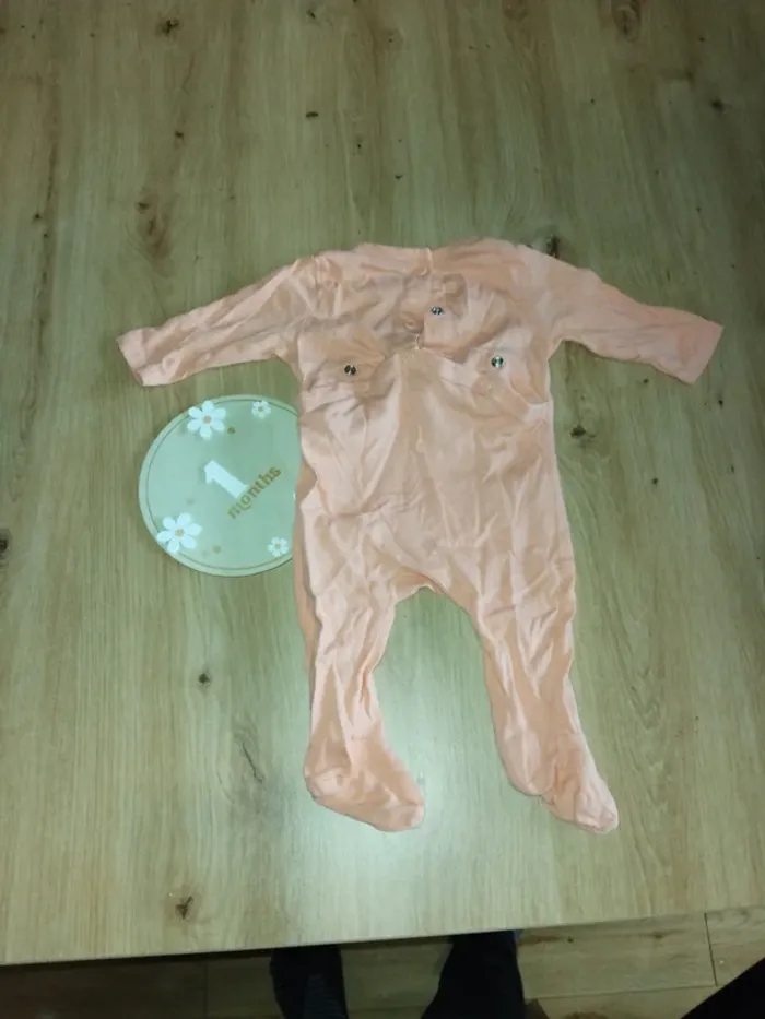 3 pyjamas léger fille 1 mois - photo numéro 3