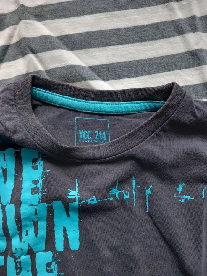 Lot de 4 tee-shirts manches 5 ans multimarques TBE - photo numéro 6