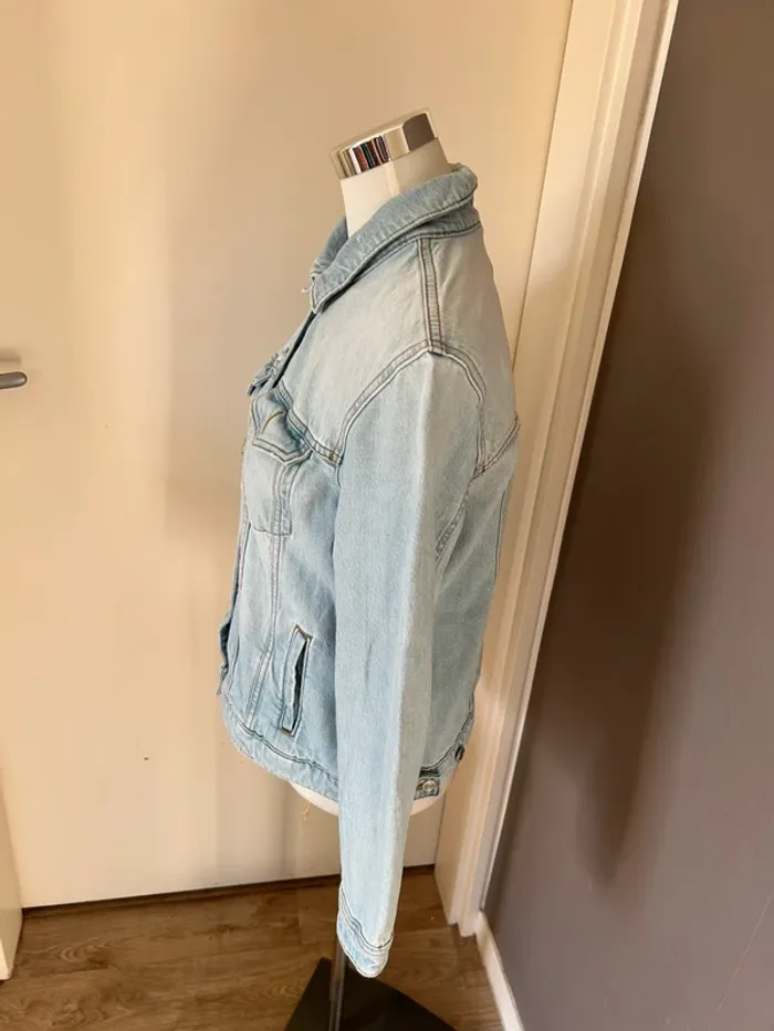 C&A clockHouse, veste en jean bleu, bleu clair femme, taille 42 - photo numéro 2
