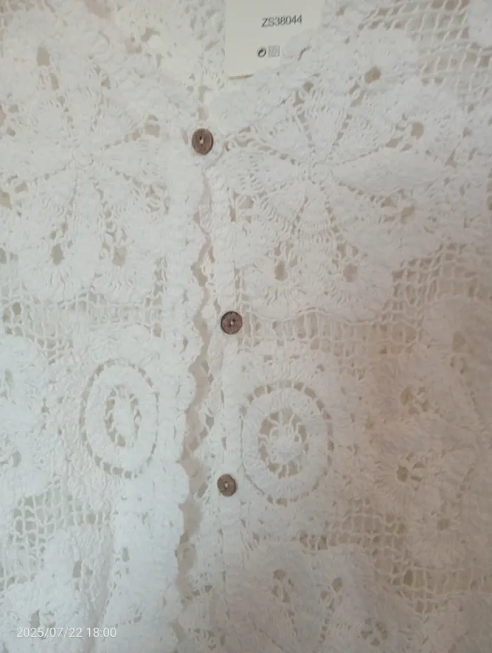 Gilet crochet dentelle - photo numéro 2