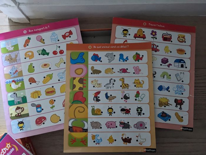 Lot de livres enfant avec pop up, neuf et electro animaux nathan offert - photo numéro 4