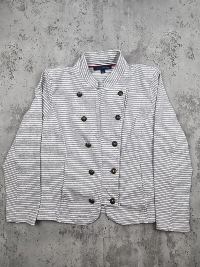 Veste officier Tommy Hilfiger rayée L Femmes - photo numéro 3
