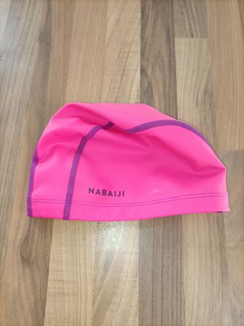Bonnet de bain piscine rose Nabaiji 