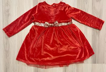 Jolie petite robe de Noël, bébé fille, neuf mois