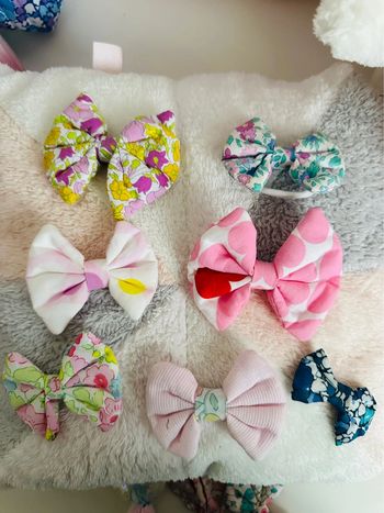 Lot de barrettes liberty