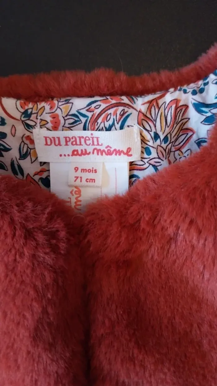 Gilet velours - photo numéro 4