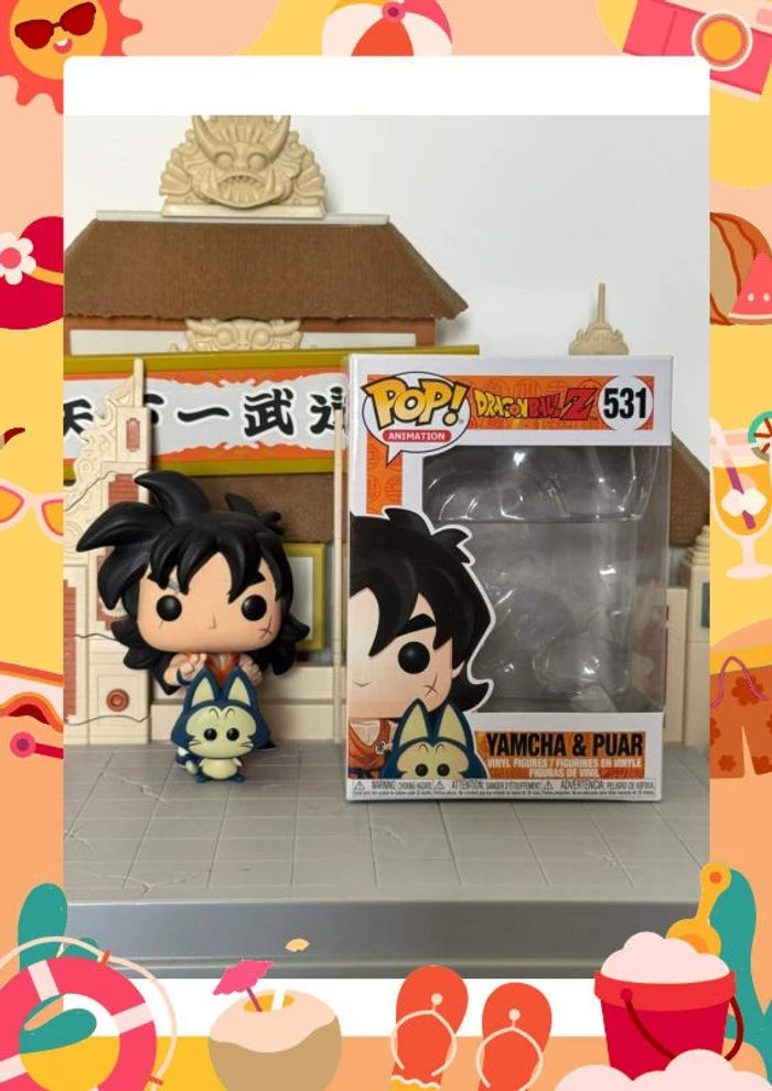Funko pop Yamcha puar plume dragon ball z 531 - photo numéro 4