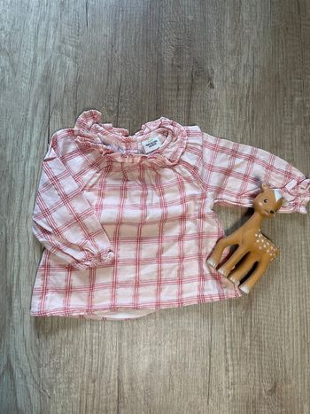 Blouse tape à l’œil 6 mois