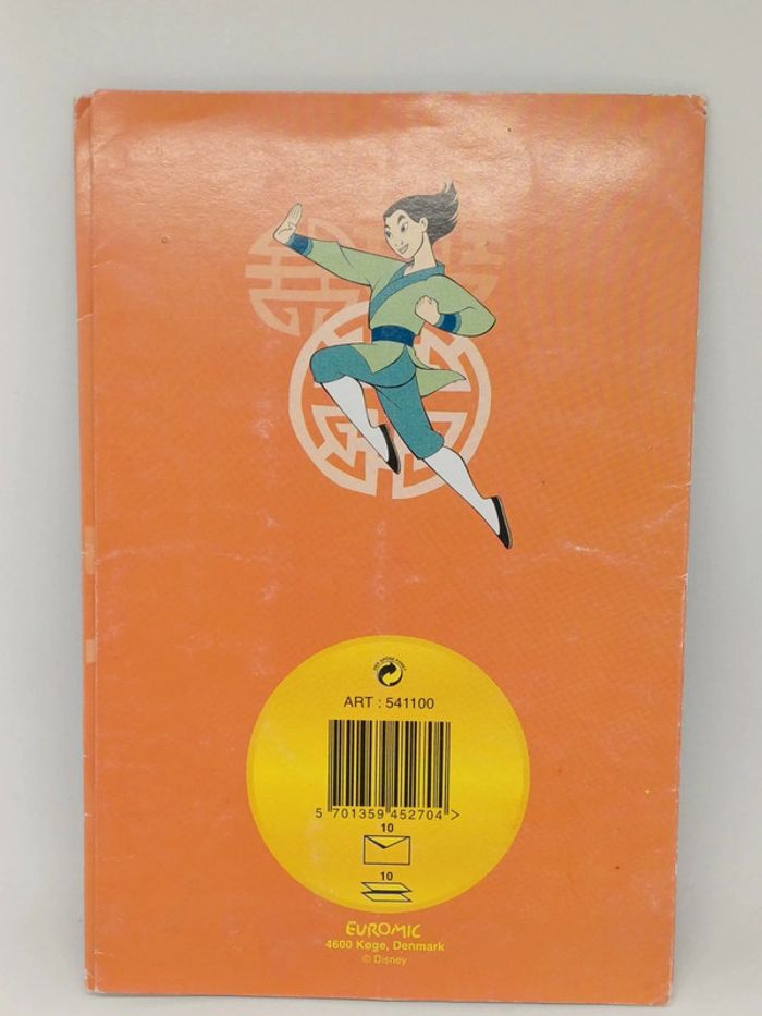 Sac baluchon Mulan Disney + trousse + Livret de correspondance enveloppe - photo numéro 19