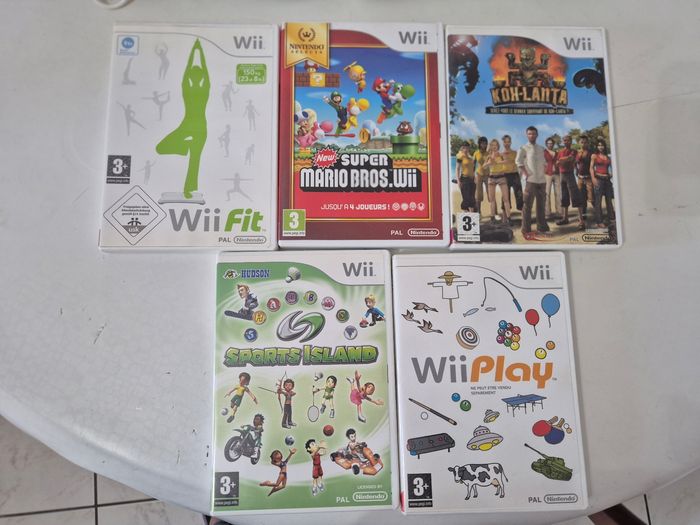 Console Nintendo wii blanche + balance + jeux - photo numéro 3