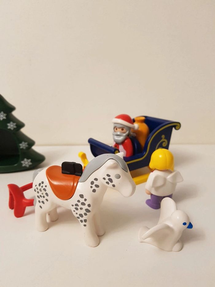 Traineau, père-noël, ange et sapin Playmobil 123 junior - photo numéro 8