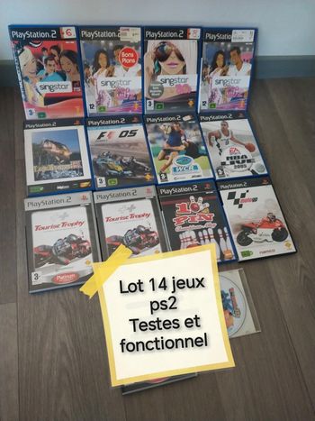Lot 14 jeux PlayStation 2