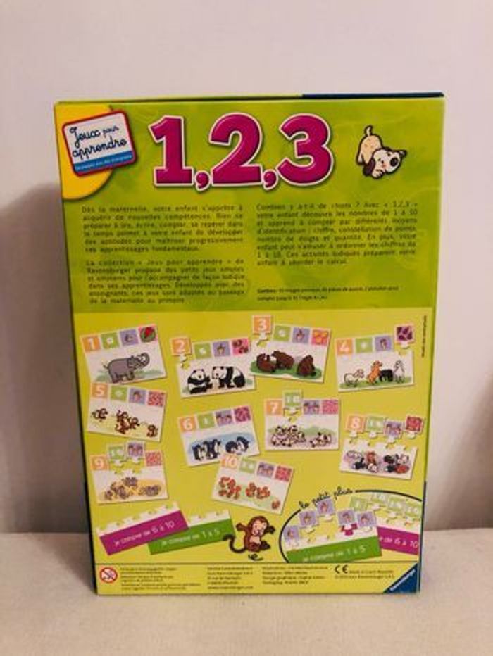 1, 2, 3 - jeu d'apprentissage - jouet enfant apprendre à compter - photo numéro 6