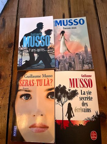 4 livres Guillaume Musso