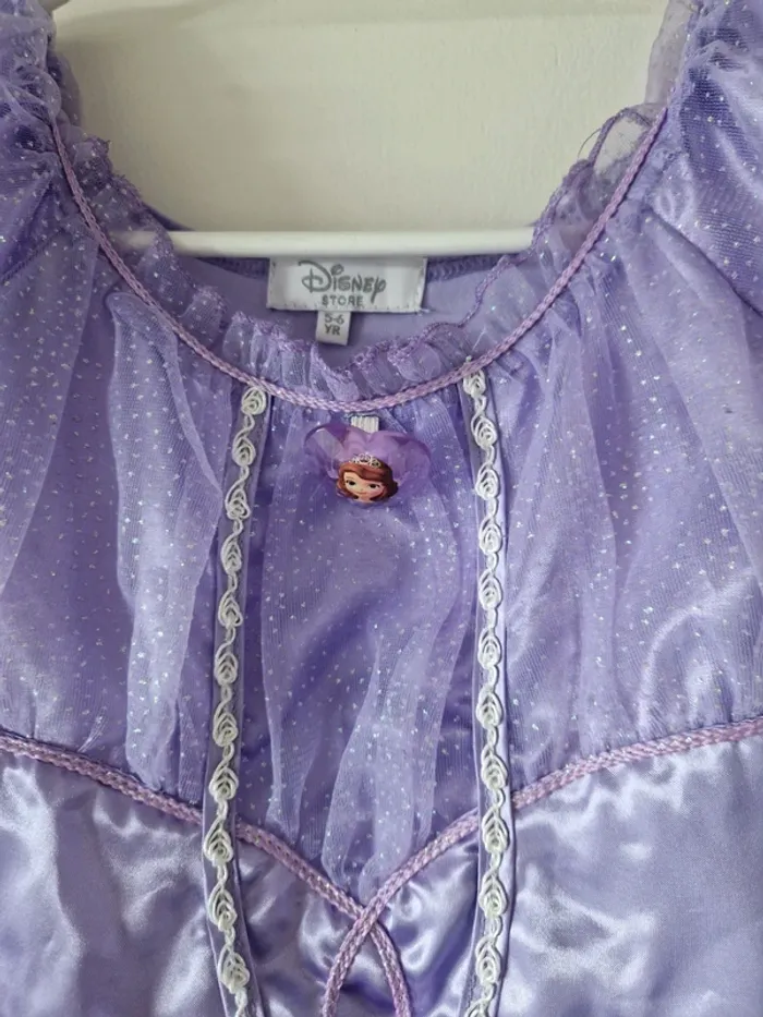 Déguisement robe disney store princesse Sofia 5/6 ans - photo numéro 2