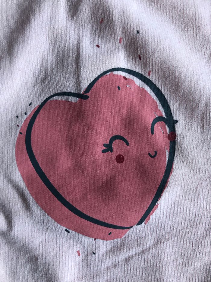 Pull fille coeur Vertbaudet - photo numéro 3