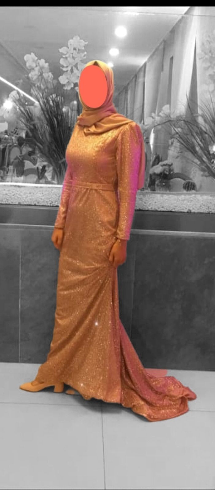 Robe soirée+ foulard - photo numéro 4