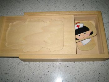 Puzzle bois des métiers Oxybul