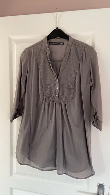 Haut gris Zara