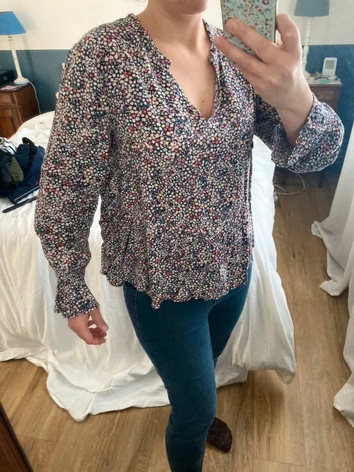 Blouse fleurie - photo numéro 3