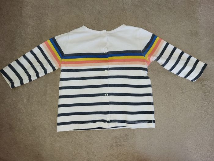 Lot t-shirts fille 6 mois - photo numéro 5