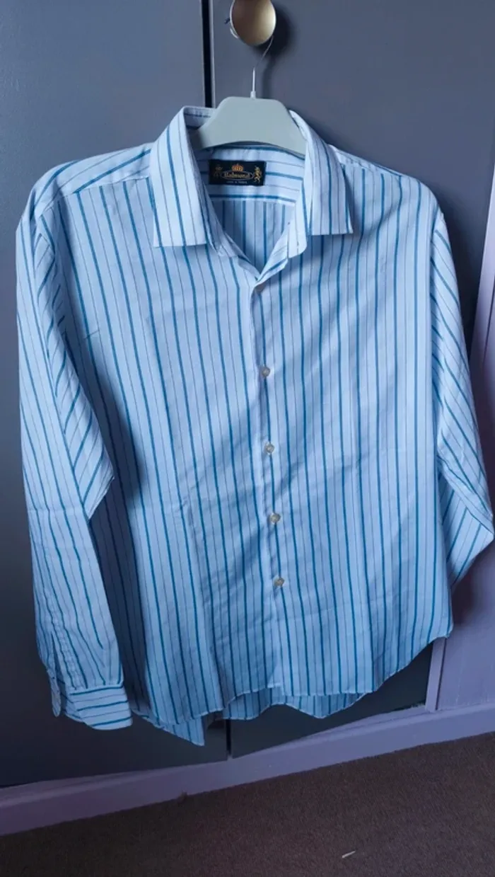 Chemise à rayures made in France Balmoral