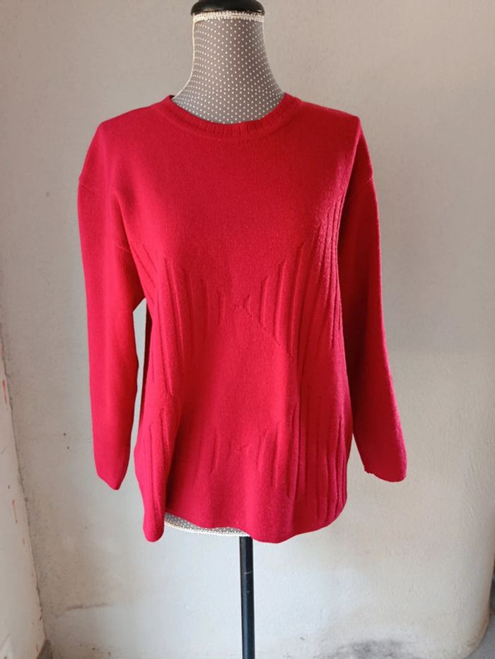 Pull rouge femme Taille 42 / 44 TelMail