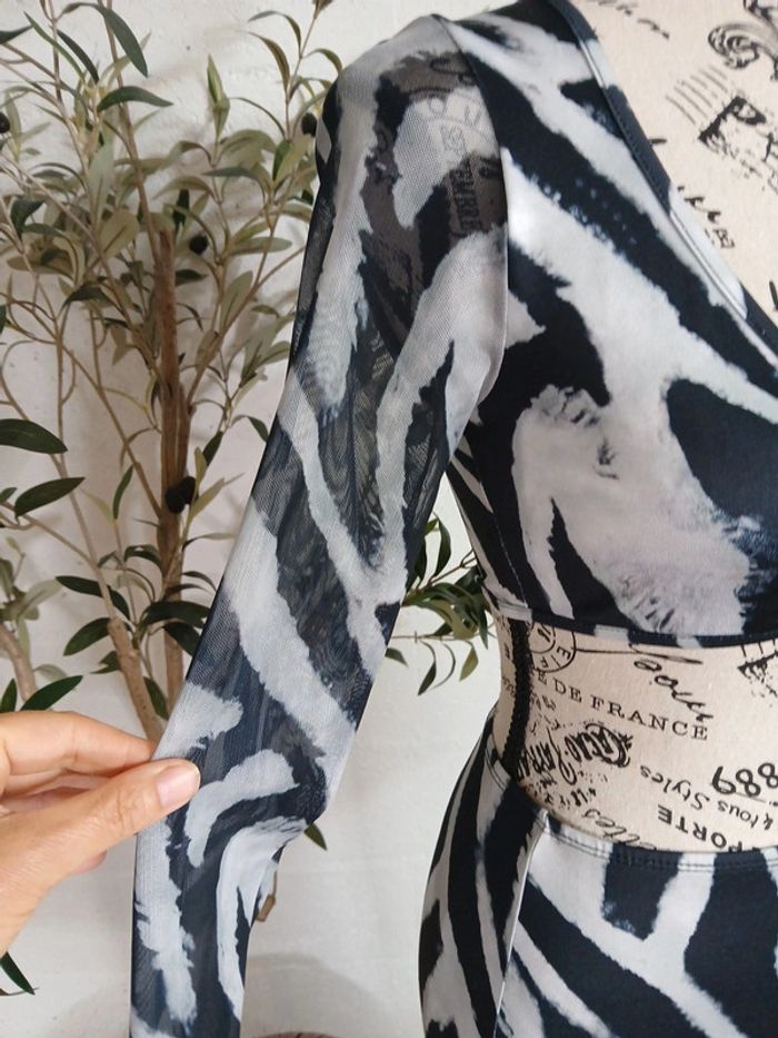 Ensemble sexy imprimé zébré – Taille S - photo numéro 4