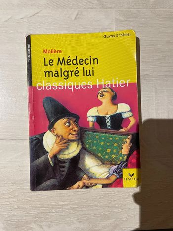Livre « Le médecin malgré lui » de Molière