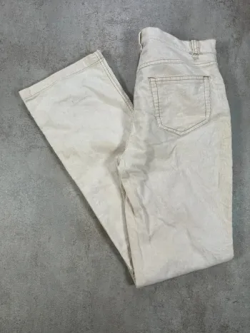 Pantalon Vintage En Velours Côtelé / Corduroy marella beige