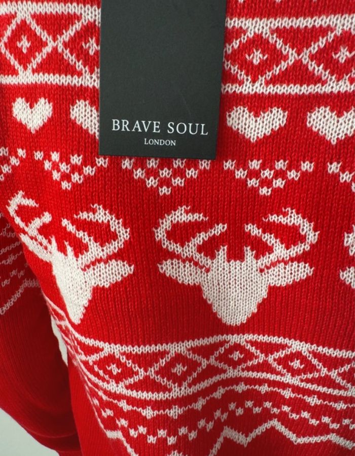 Pull de noël brave soul taille xS - photo numéro 3