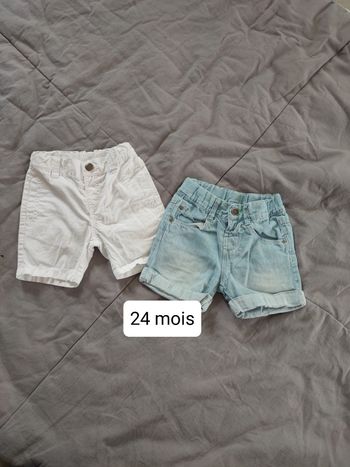 Lot de 2shorts 24mois
Z grain de blé