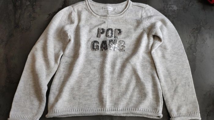 Pull fin 6 ans gris orchestra