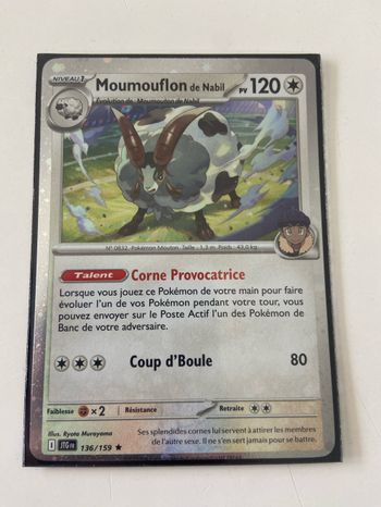 Carte Moumouflon de Nabil 136/159 EV9